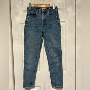 Garage Blue Straight Leg Women's Jeans